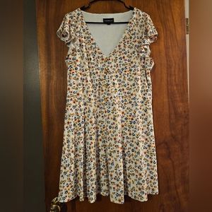 Fortune+Ivy floral mini dress